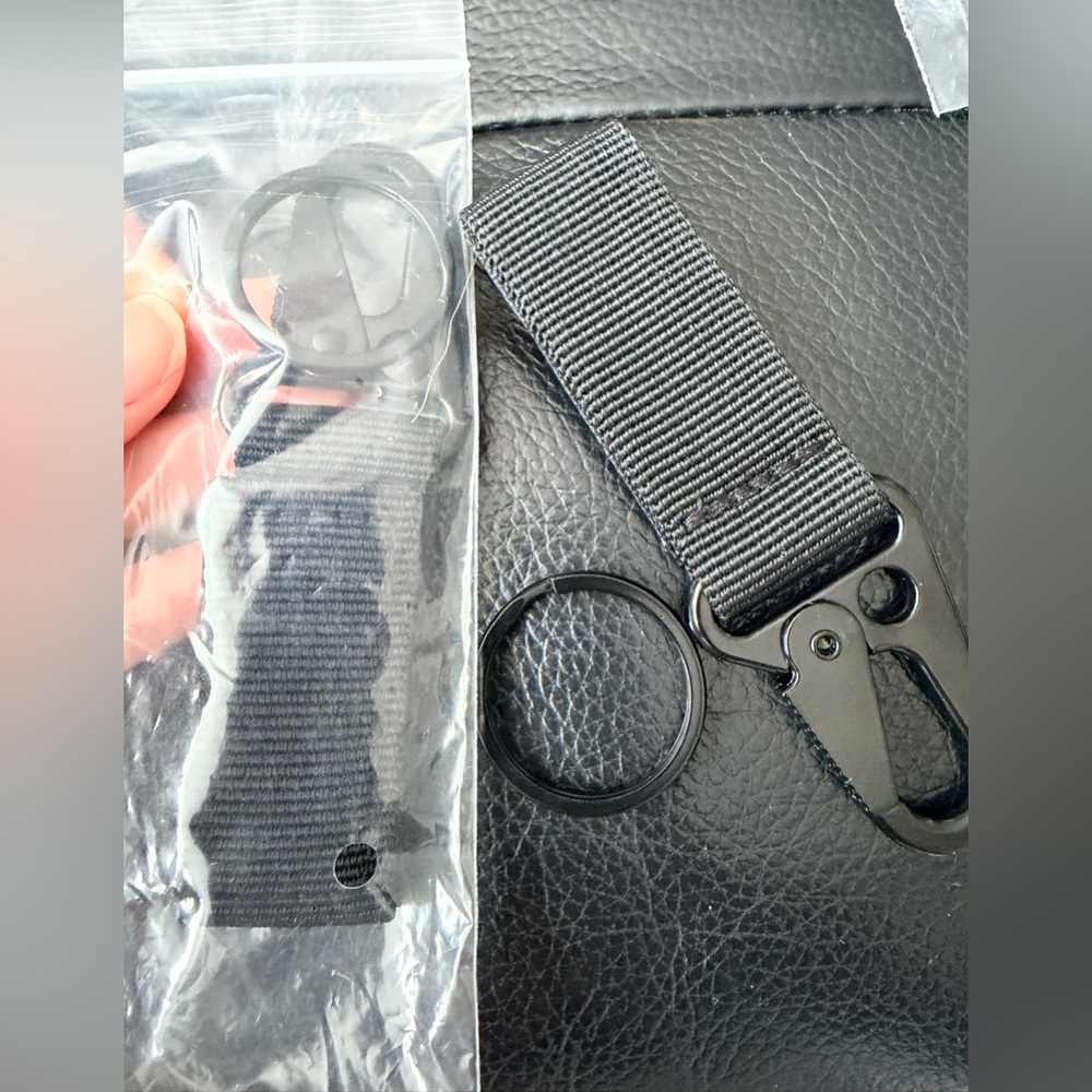 Tactical MOLLE Key Clip Belt Key Holder 2 Pack Webbing Keychain